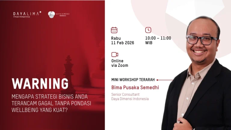 Daya Dimensi Indonesia Gelar Mini Workshop Online: Warning – High Performer, High Risk, Bongkar Biaya Tersembunyi Hustle Culture yang Selama Ini Diabaikan HR